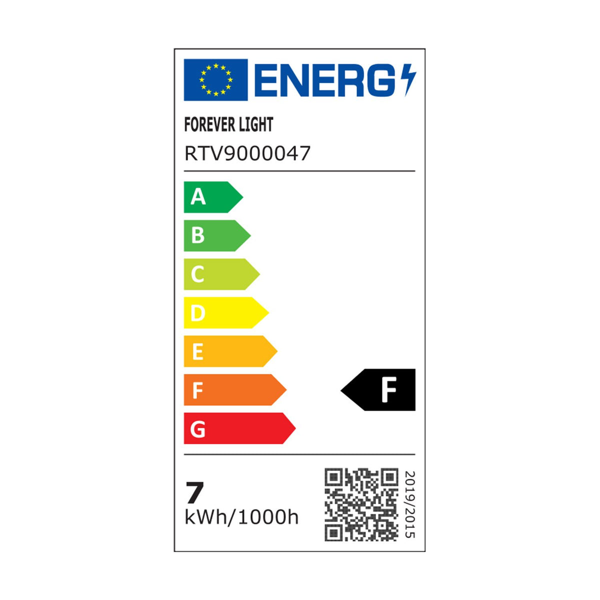 Forever Light spuldze LED GU10 7.3W 710lm 3000K energoklase F