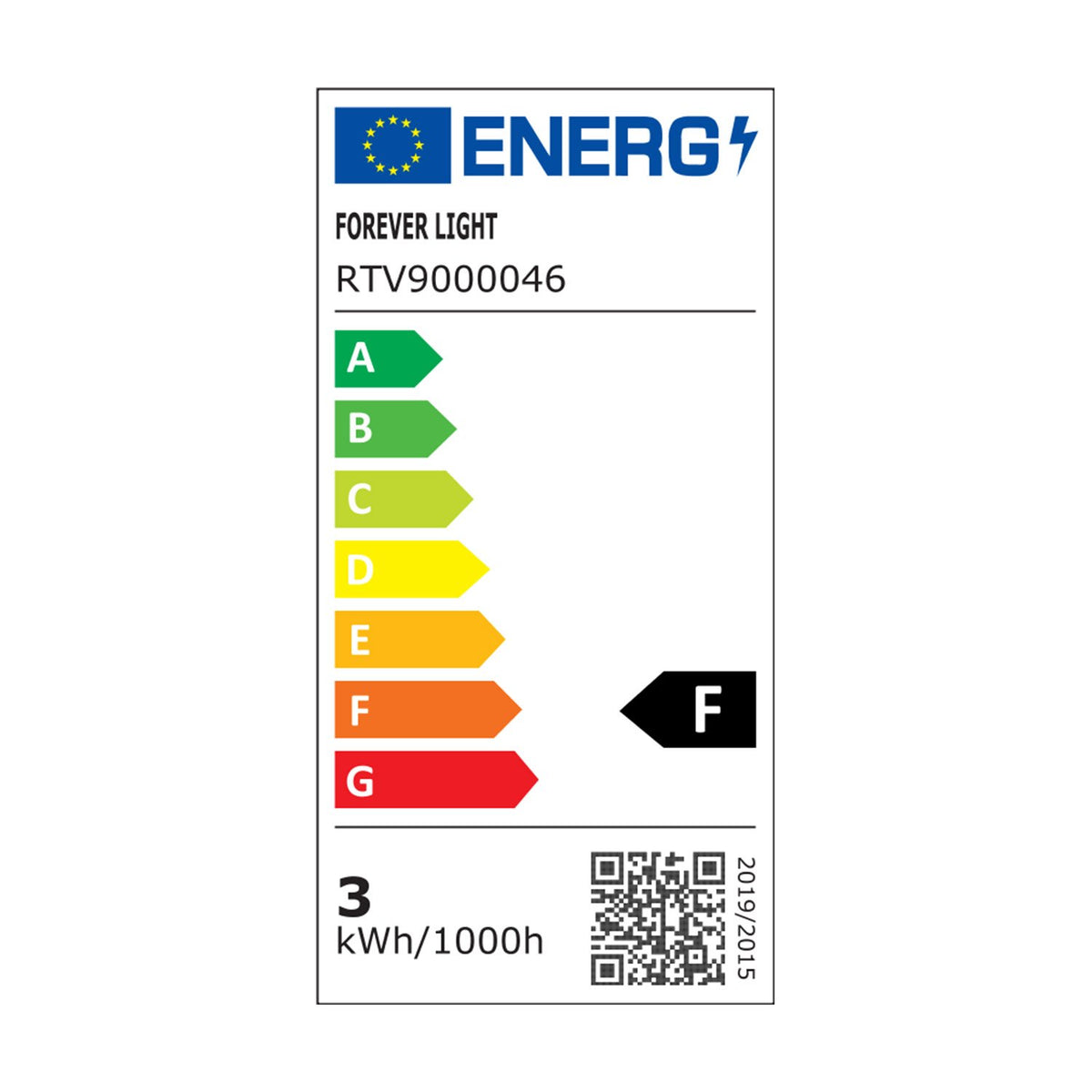 Forever Light spuldze LED GU10 2.9W 260lm 6000K energoklase F