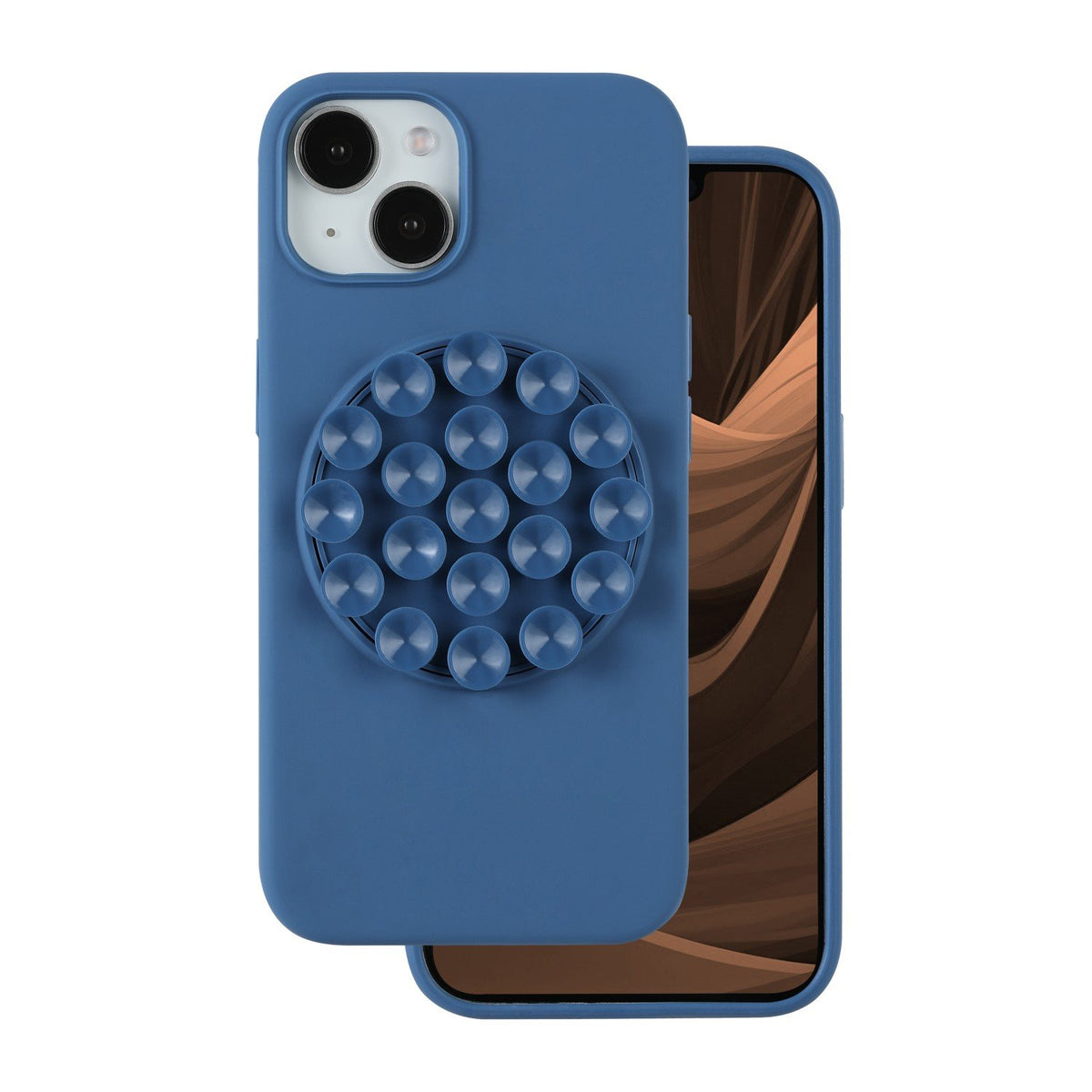 Silikona Stick vāciņš iPhone 15 6,1", zils