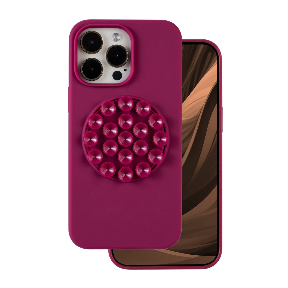 Silikona Stick vāciņš iPhone 16 Pro 6,3", brūns