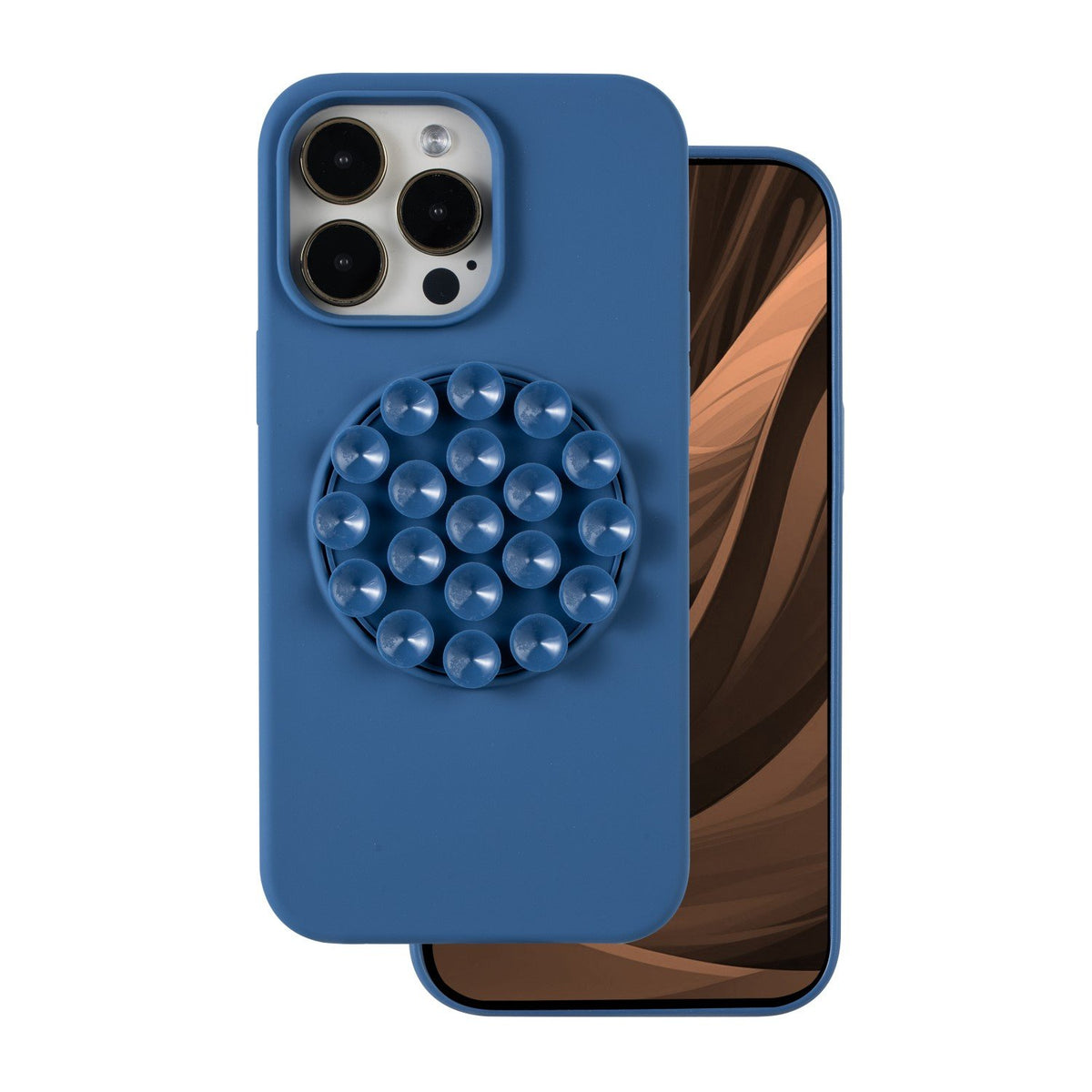 Silikona Stick vāciņš iPhone 15 Pro Max 6,7", zils