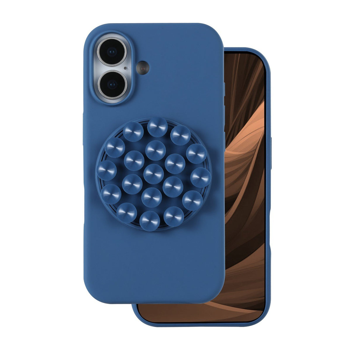 Silikona Stick vāciņš iPhone 16 6,1", zils