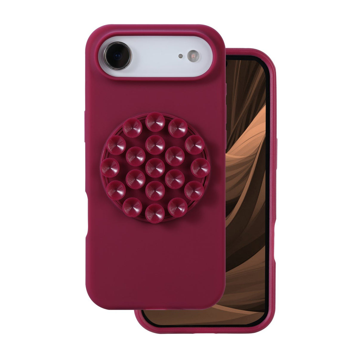 Silikona Stick vāciņš iPhone 17 Air 6,6", brūns
