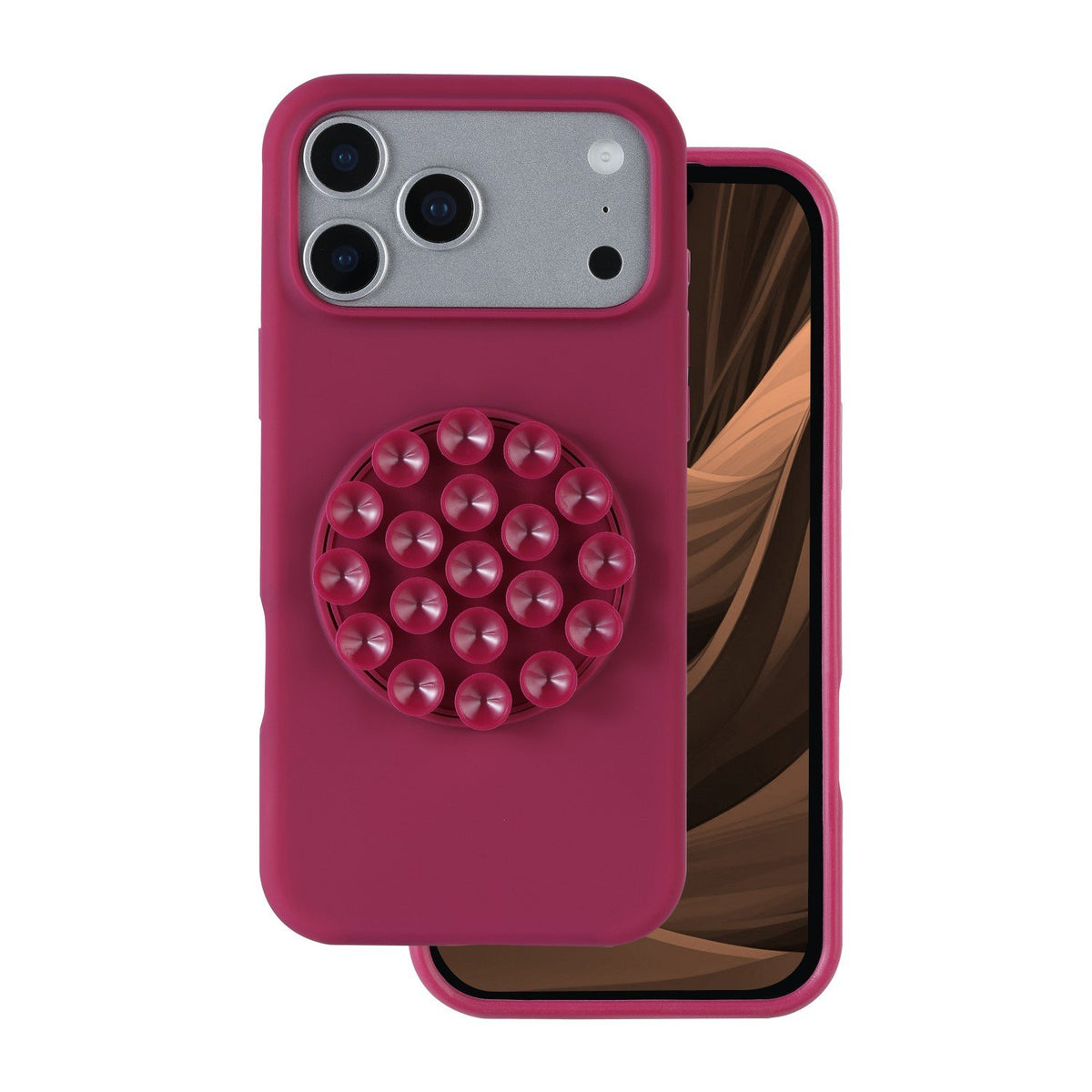 Silikona Stick vāciņš iPhone 17 Pro Max 6,9", brūns