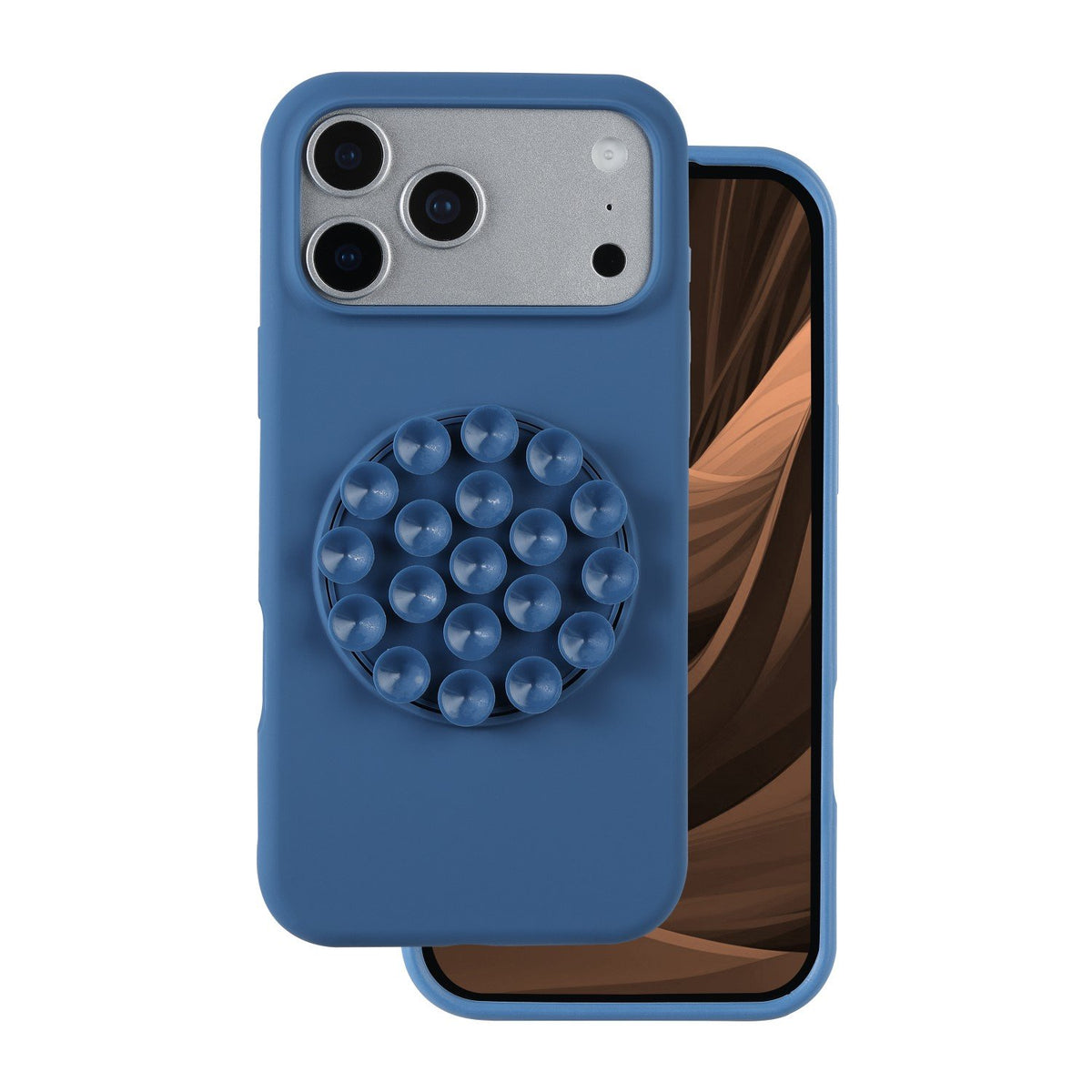 Silikona Stick vāciņš iPhone 17 Pro 6,3", zils