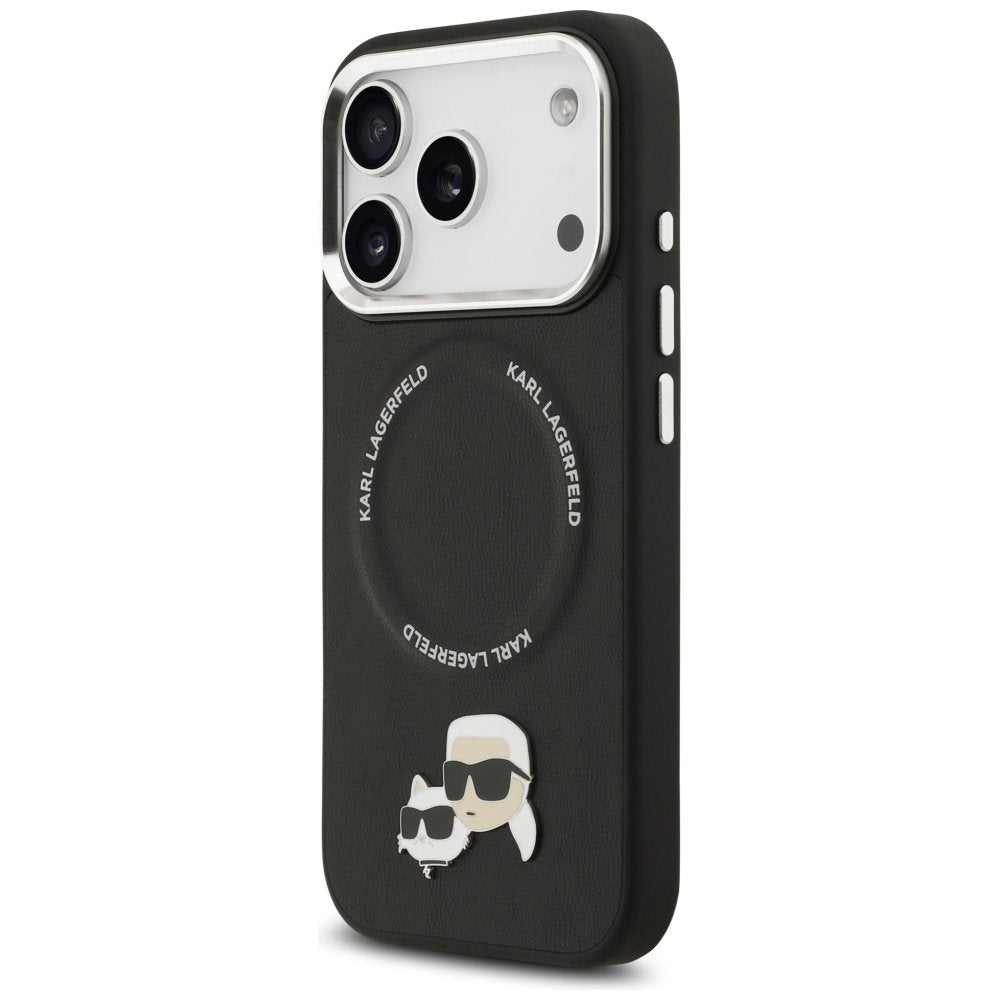Karl Lagerfeld MagSafe vāciņš iPhone 17 Pro melns