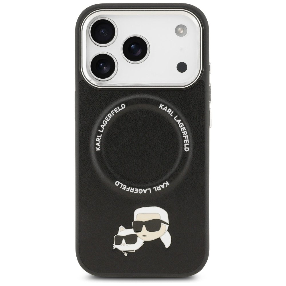 Karl Lagerfeld MagSafe vāciņš iPhone 17 Pro melns