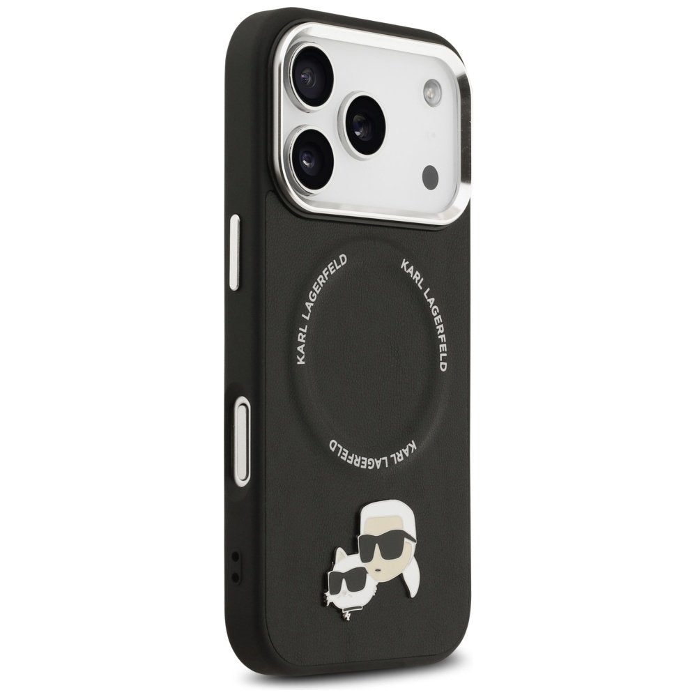 Karl Lagerfeld MagSafe vāciņš iPhone 17 Pro melns