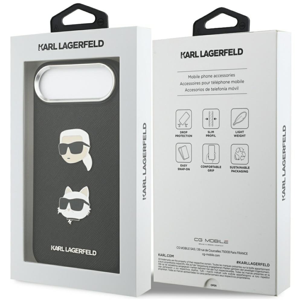 Karl Lagerfeld vāciņš iPhone Air melns