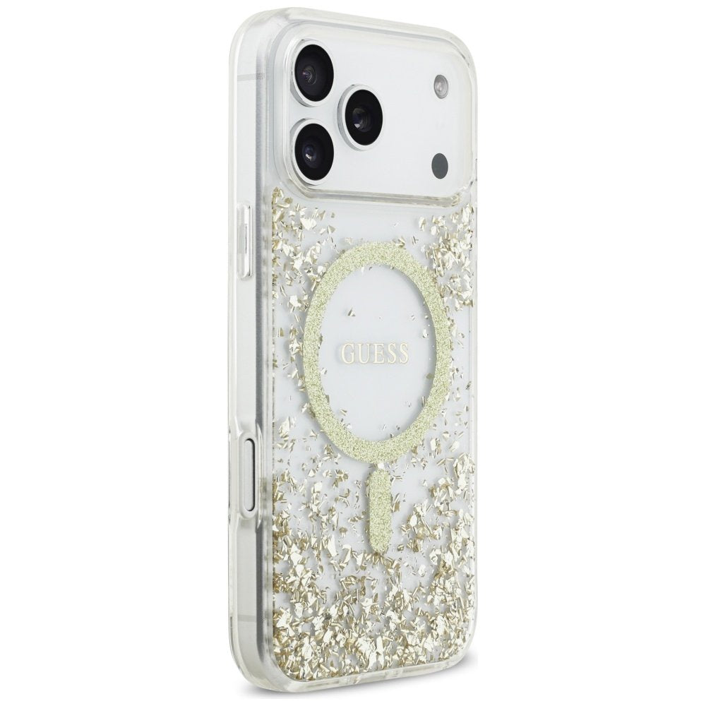 Guess MagSafe vāciņš iPhone 17 Pro Max zeltains