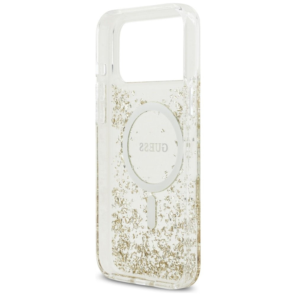 Guess MagSafe vāciņš iPhone 17 Pro Max zeltains