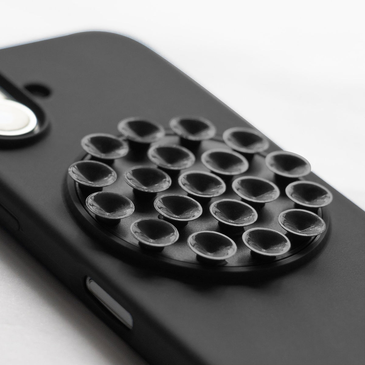 Silikona Stick vāciņš iPhone 16 6,1", melns