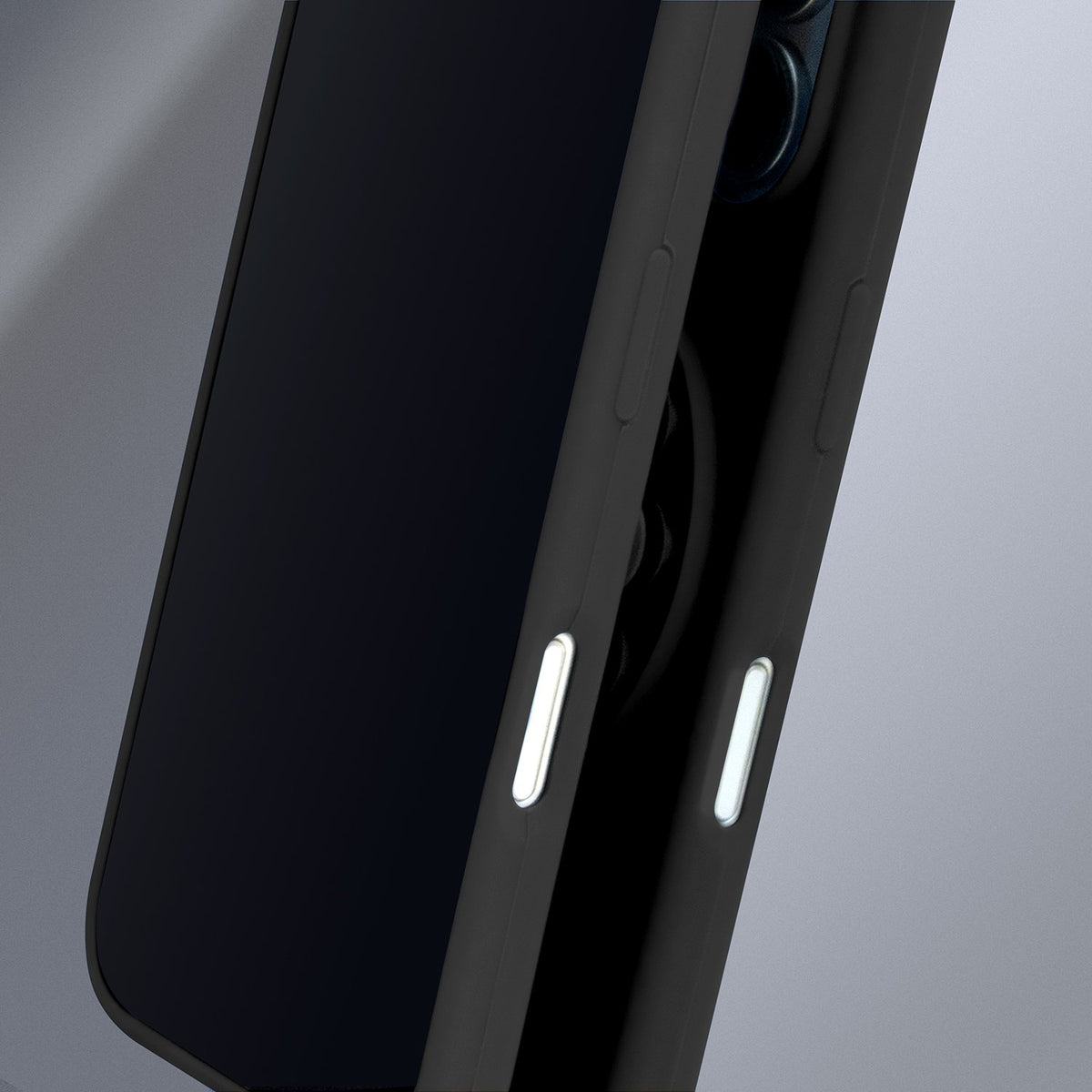 Silikona Stick vāciņš iPhone 16 6,1", melns
