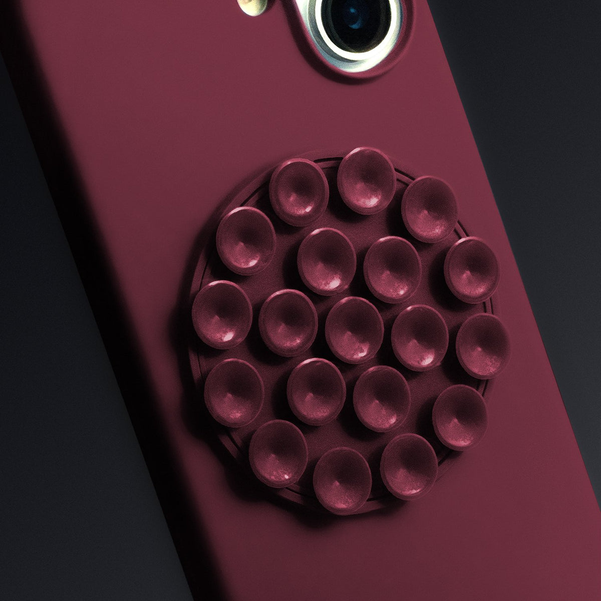 Silikona Stick vāciņš iPhone 15 Pro 6,1", brūns