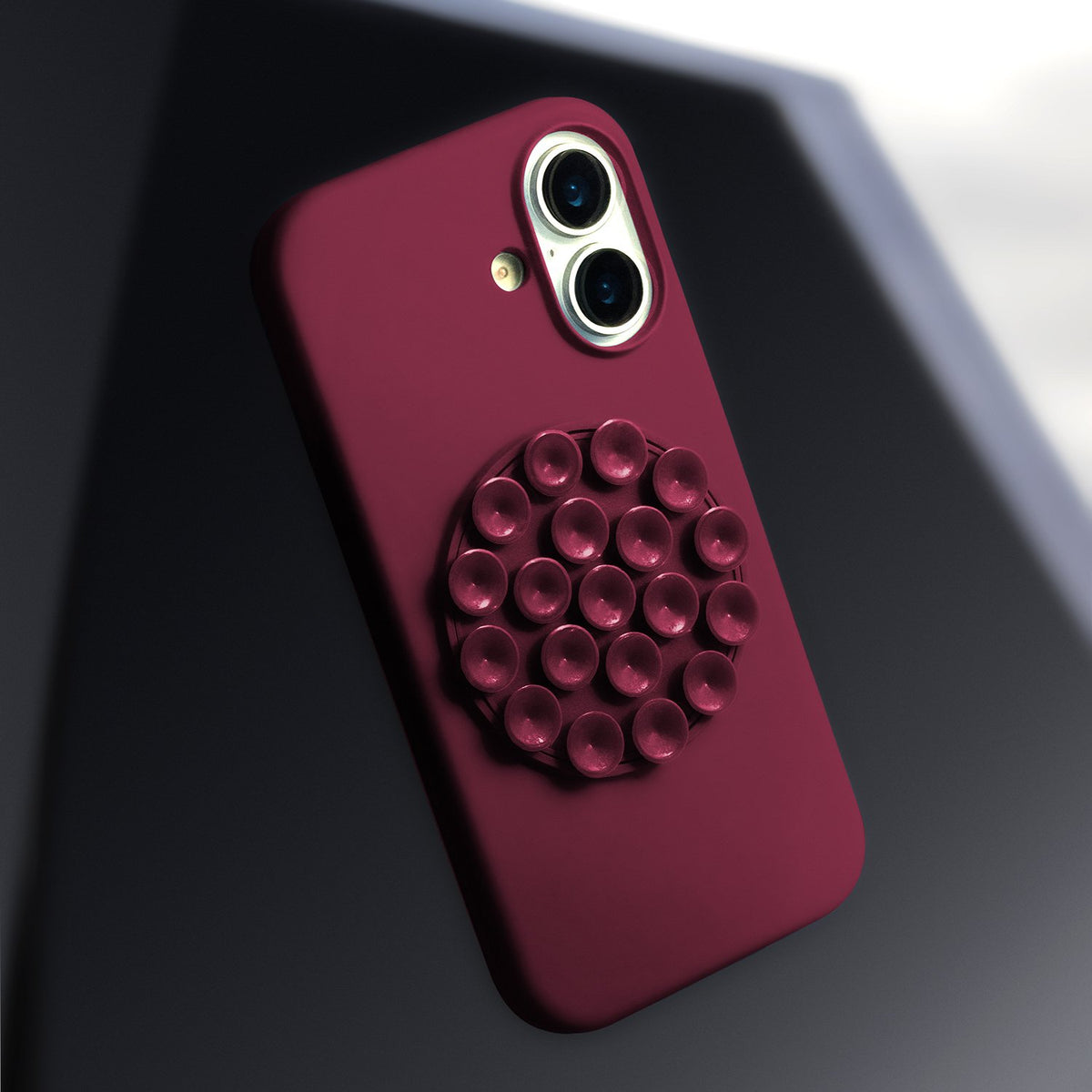 Silikona Stick vāciņš iPhone 15 Pro 6,1", brūns