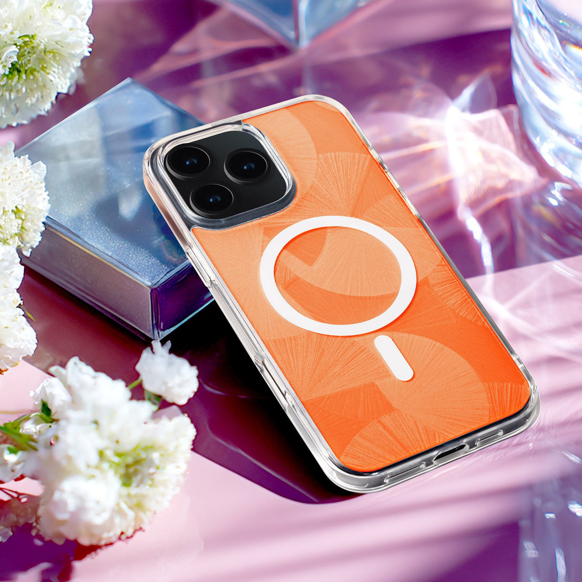 Flash MagSafe vāciņš priekš Samsung Galaxy S26 Ultra oranžs