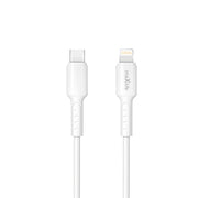 Maxlife kabelis MXUC-13 USB-C - Lightning 1,0 m 27W, balts