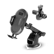 Maxlife universāls auto turētājs vējstikla un ventilācijas restē MXCH-17, melns