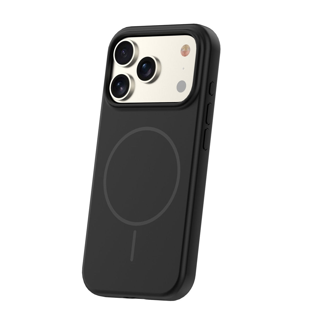 Plāns silikona Mag apvalks iPhone 17 Pro 6,3" / 18 Pro 6,3" melnā krāsā