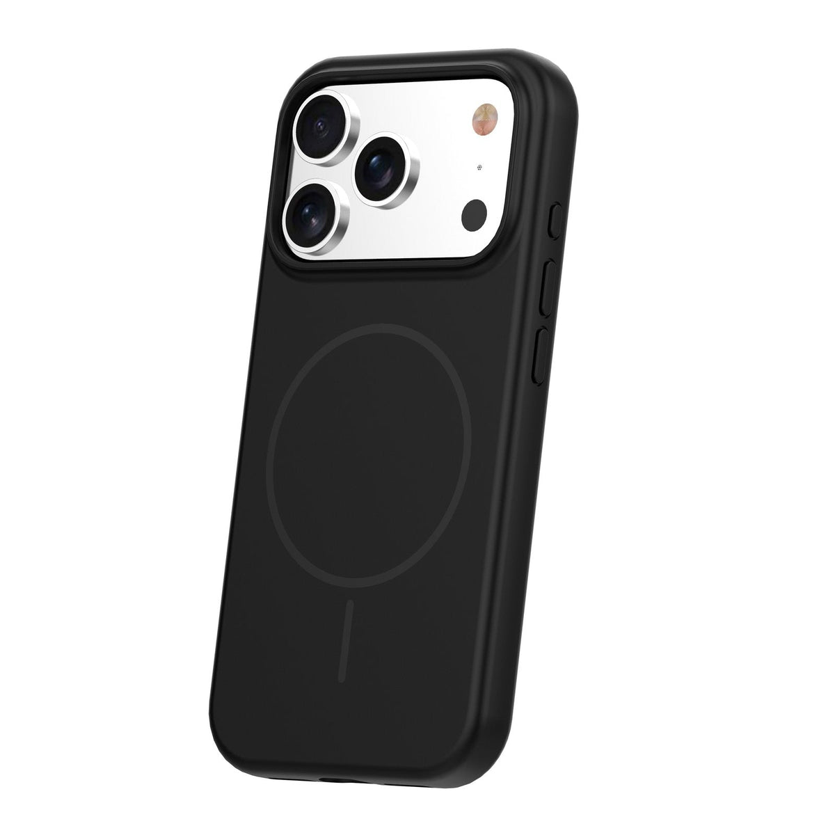 Plāns silikona Mag apvalks iPhone 17 Pro Max 6,9" / 18 Pro Max 6,9" melnā krāsā