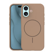 Plāns silikona Mag apvalks iPhone 17 6,3" / 18 6,3" brūnā krāsā