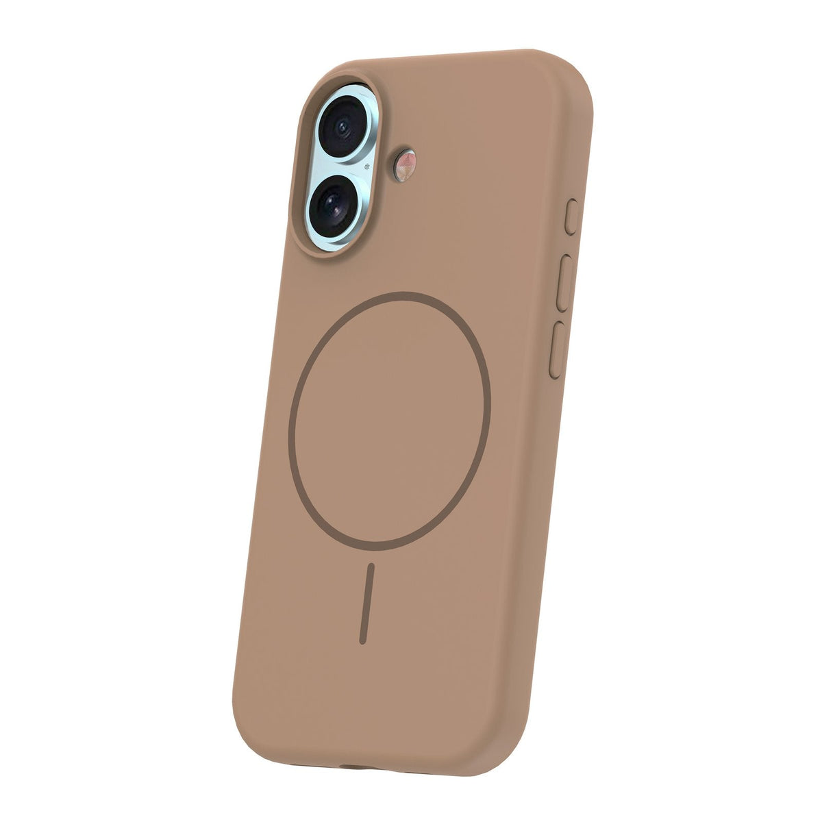 Plāns silikona Mag apvalks iPhone 17 6,3" / 18 6,3" brūnā krāsā