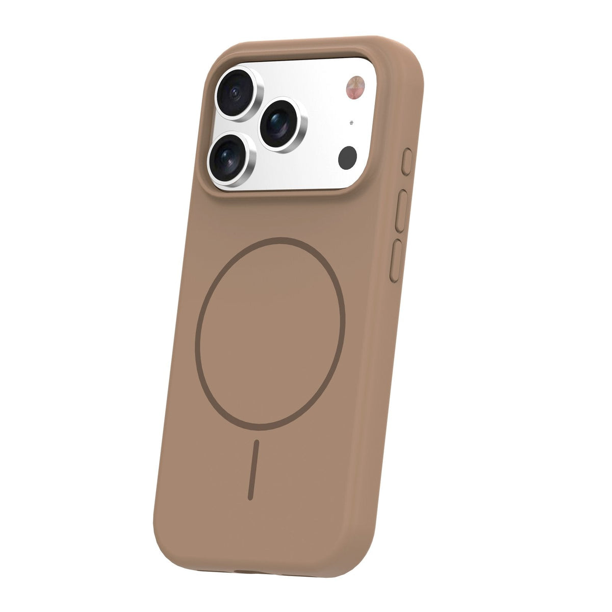 Plāns silikona Mag apvalks iPhone 17 Pro Max 6,9" / 18 Pro Max 6,9" brūnā krāsā