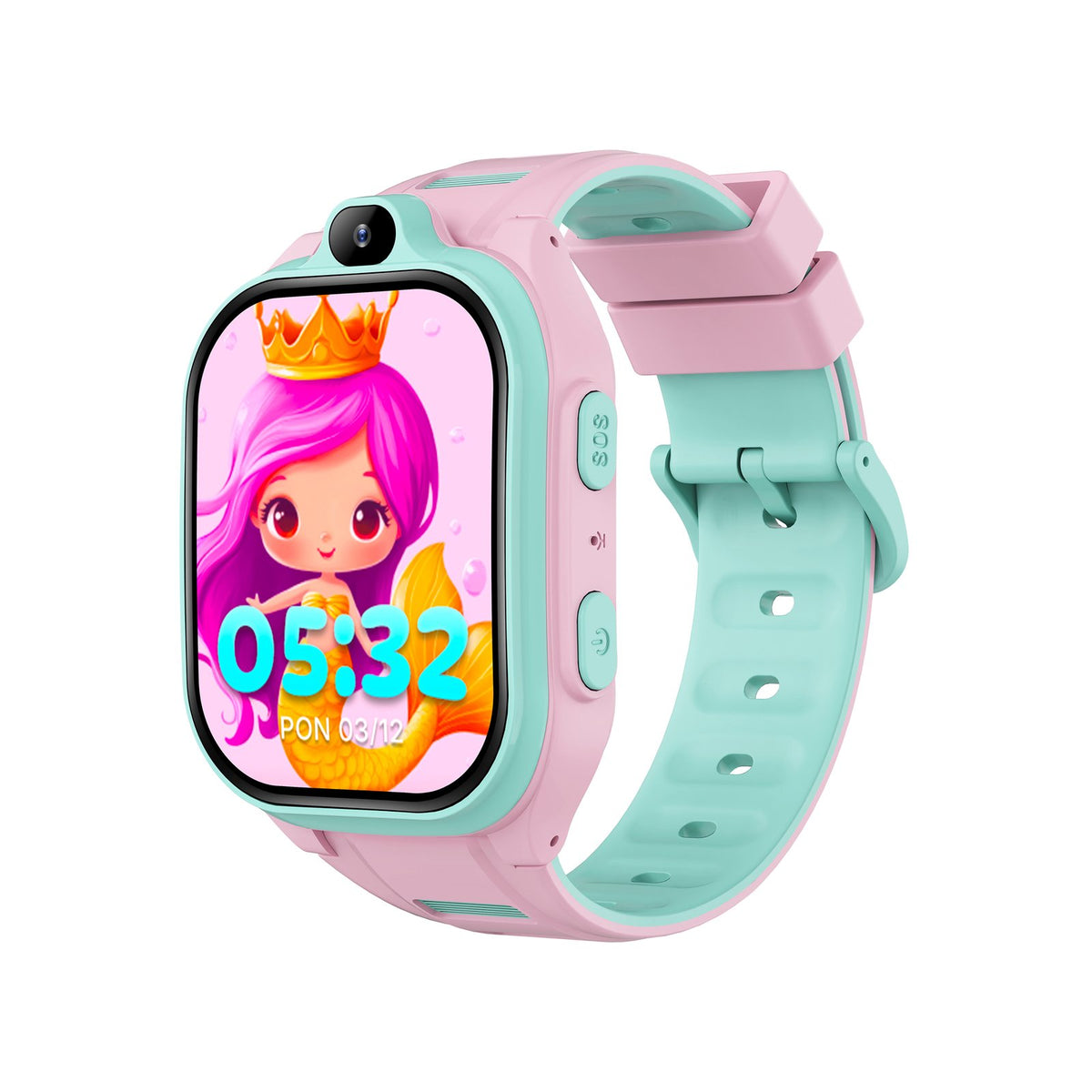 Forever viedpulkstenis GPS WiFi 4G Kids Boost KW-530, rozā