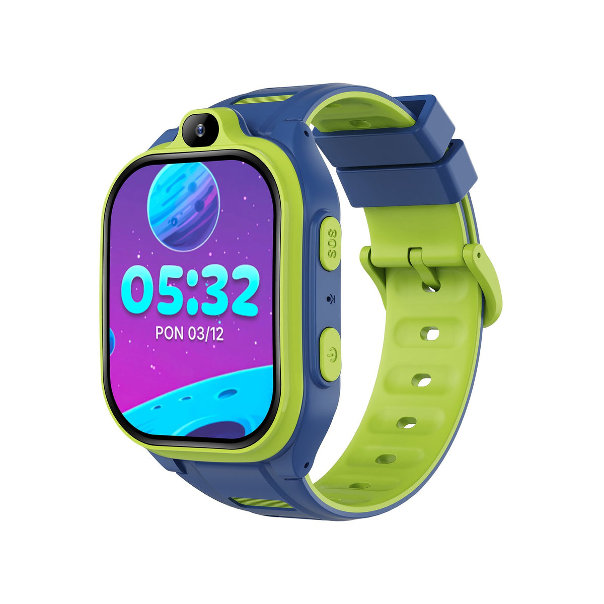Forever viedpulkstenis GPS WiFi 4G Kids Boost KW-530, zils