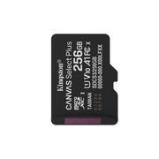 Kingston atmiņas karte 256GB micSDXC Canvas Select Plus Gen3 150R A1 Single Pack bez ADP