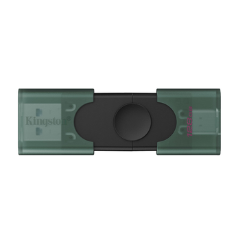 Kingston 128GB USB-A + USB-C 3.2 Gen 1 DataTraveler DuoG2 zibatmiņa