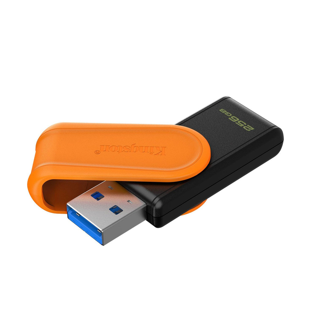Kingston 256GB USB zibatmiņa DataTraveler Exodia S (melna/oranža)