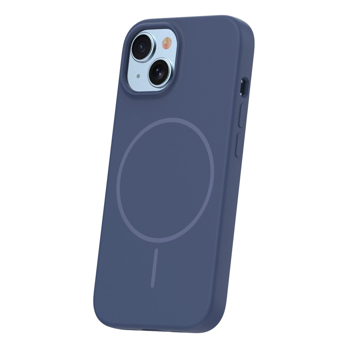 Silicone Thin Mag case for iPhone 13 6,1" dark blue