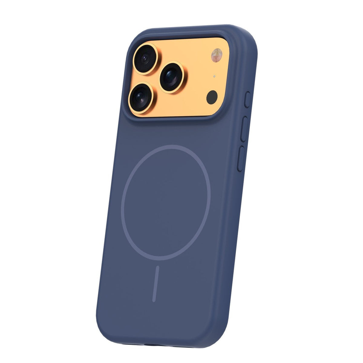 Plāns silikona Mag apvalks iPhone 17 Pro Max 6,9" / 18 Pro Max 6,9" tumši zils