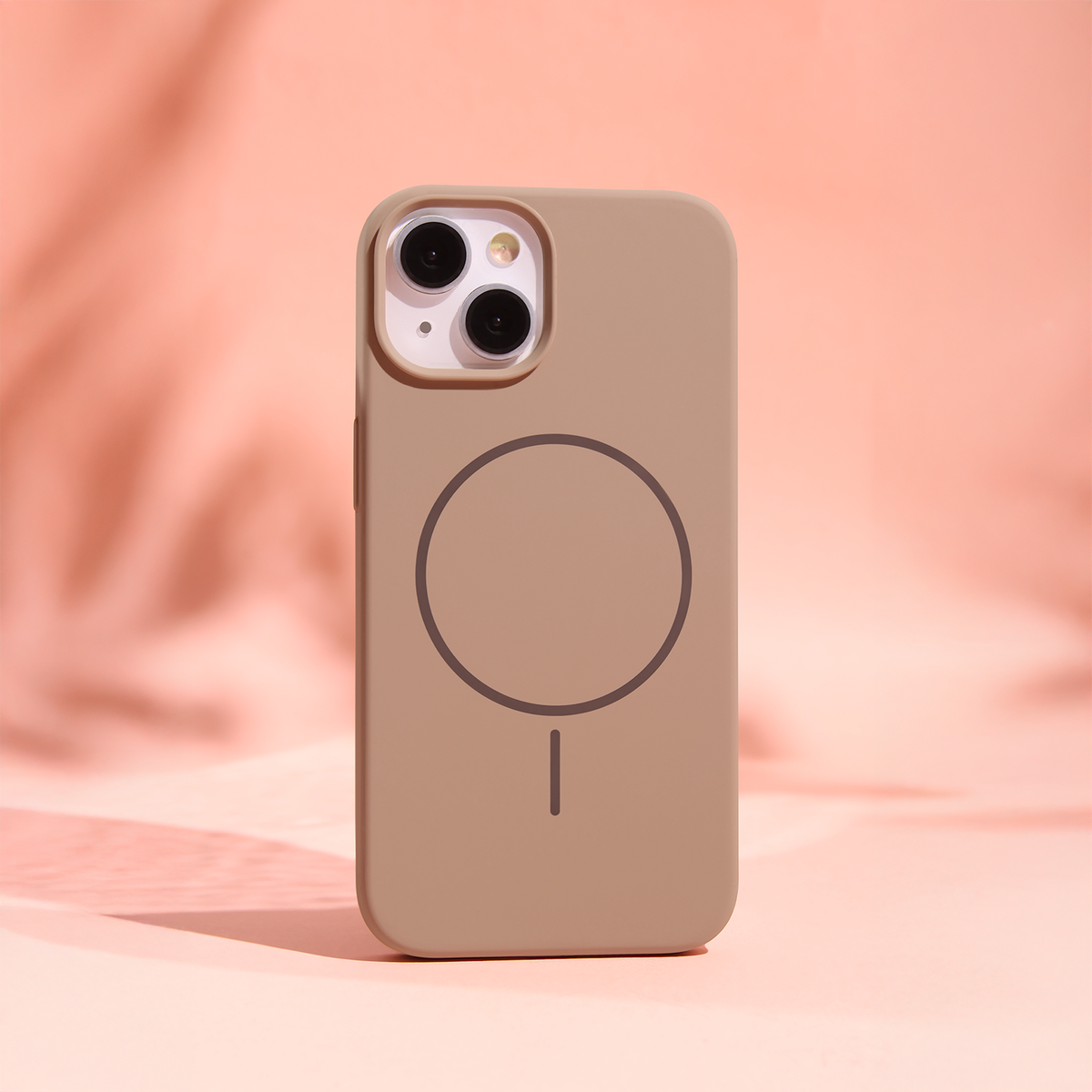 Plāns silikona Mag apvalks iPhone 17 Pro Max 6,9" / 18 Pro Max 6,9" brūnā krāsā