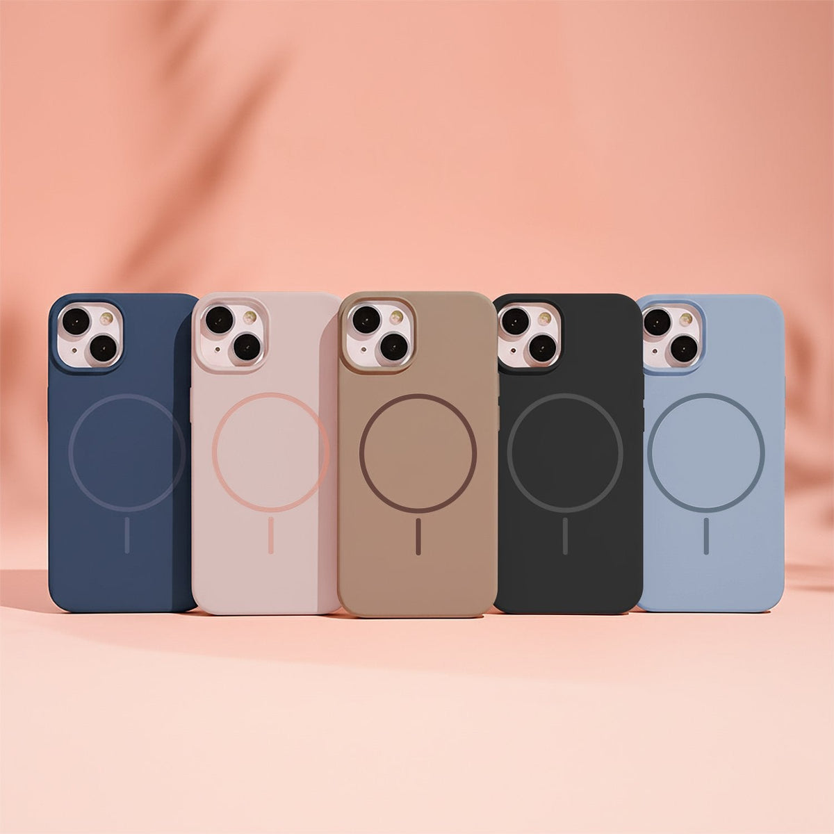 Plāns silikona Mag apvalks iPhone 17 Pro 6,3" / 18 Pro 6,3" brūnā krāsā