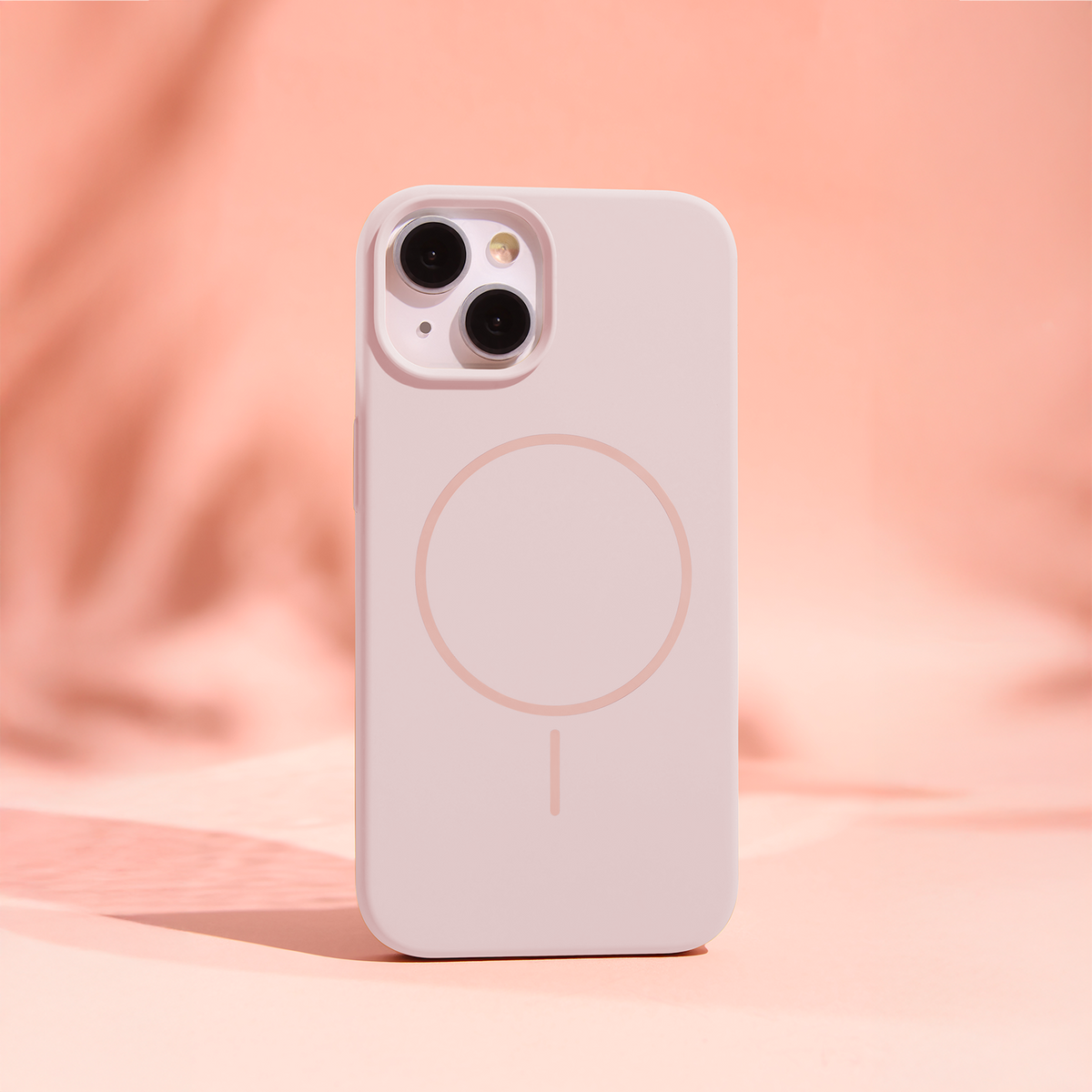 Plāns silikona Mag apvalks iPhone 17 6,3" / 18 6,3" gaiši rozā krāsā