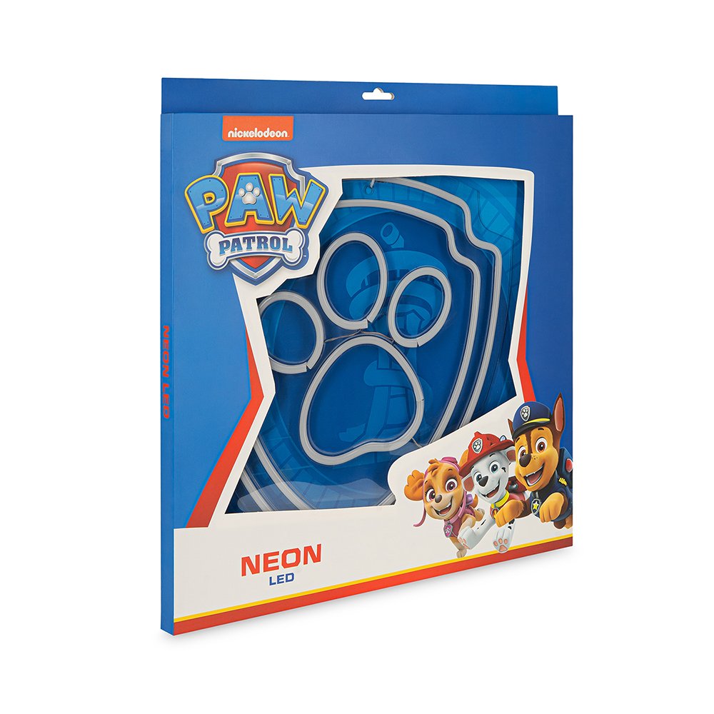 Hanging neona LED Paw Patrol on plexiglass - Paw OW-130246