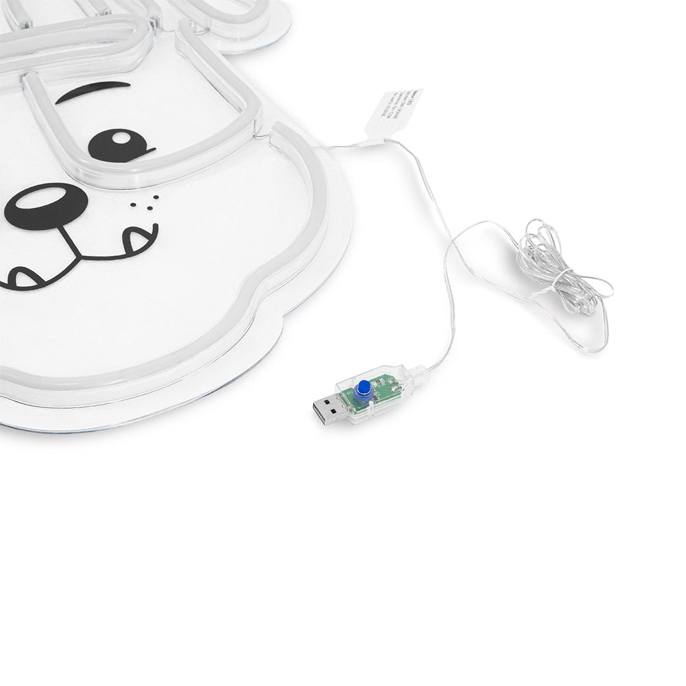 Hanging neona LED Paw Patrol on plexiglass - Rubble OW-130446
