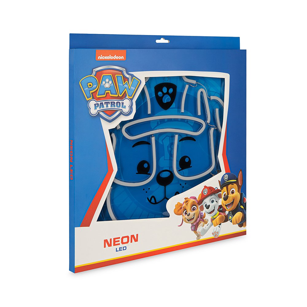 Hanging neona LED Paw Patrol on plexiglass - Rubble OW-130446