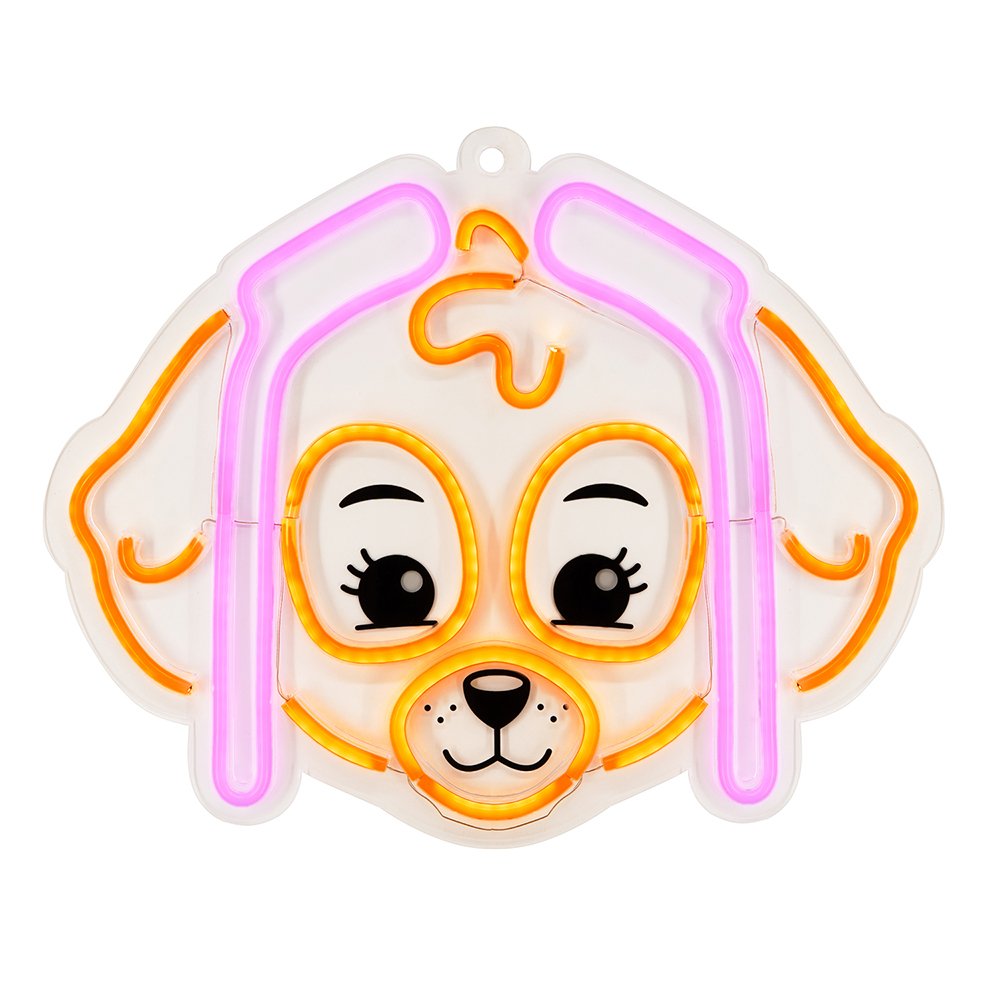Hanging neona LED Paw Patrol on plexiglass - Skye OW-130546