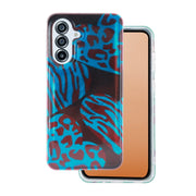 Aploksne ar dzīvnieku rakstu viedtālrunim Samsung Galaxy A17 4G / A17 5G / A18 5G Chameleon