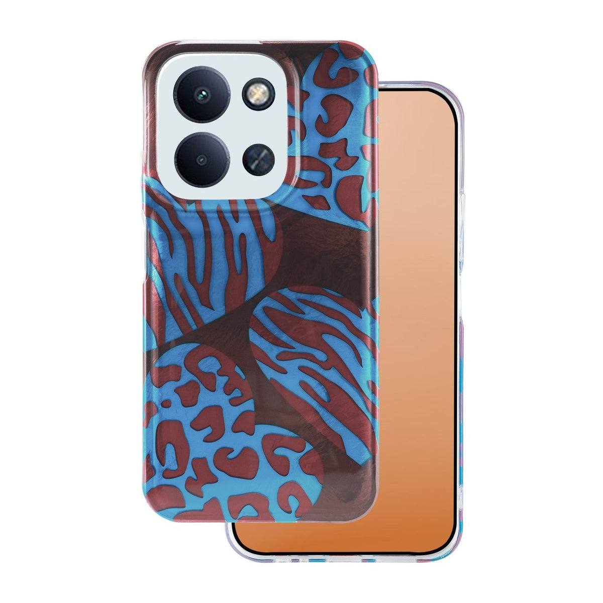 Dzīvnieku apdrukas maciņš Xiaomi Redmi 15C 4G EU / 15C 5G EU (173,16 x 81,06 x 8,2 mm) Hameleons