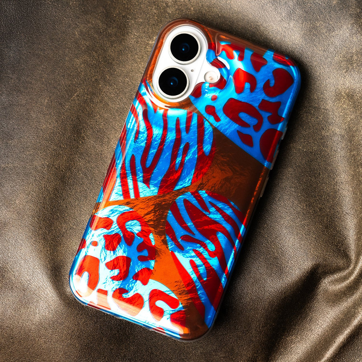 Animal Print vāciņš iPhone 15 Pro 6,1" Chameleon
