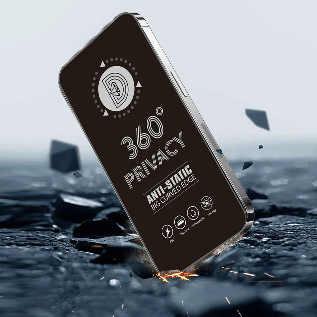 Rūdītais stikls „privātuma 360” Samsung Galaxy S26