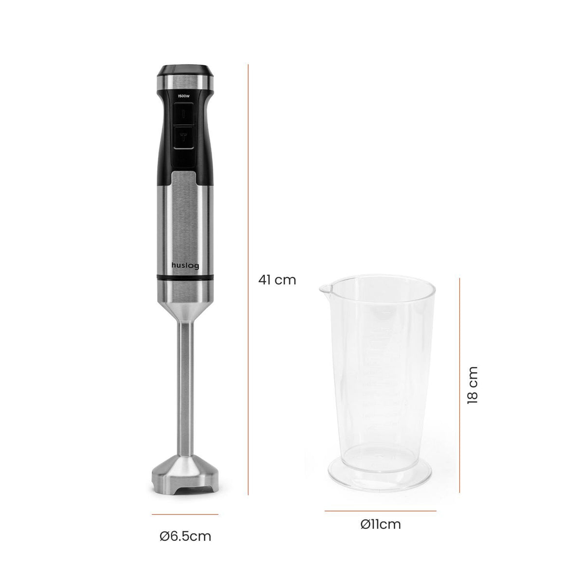 Huslog blenderis 3-in-1 hand 1500W