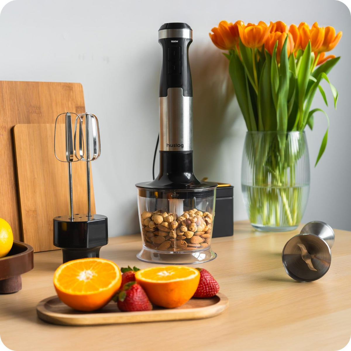 Huslog blenderis 3-in-1 hand 1500W