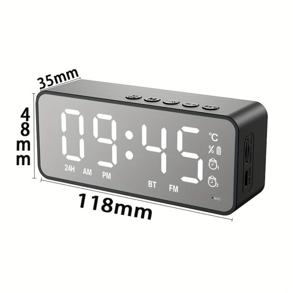 Setty galda pulkstenis + FM + Bluetooth skaļrunis SCL-01FM-S