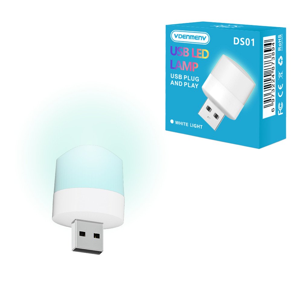 Lampka LED Denmen USB ar aukstu gaismas toni TTT