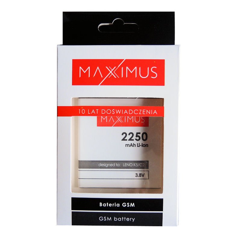 MAXXIMUS baterija LENOVO K5/C2/K5+ 2250 mAh BL259